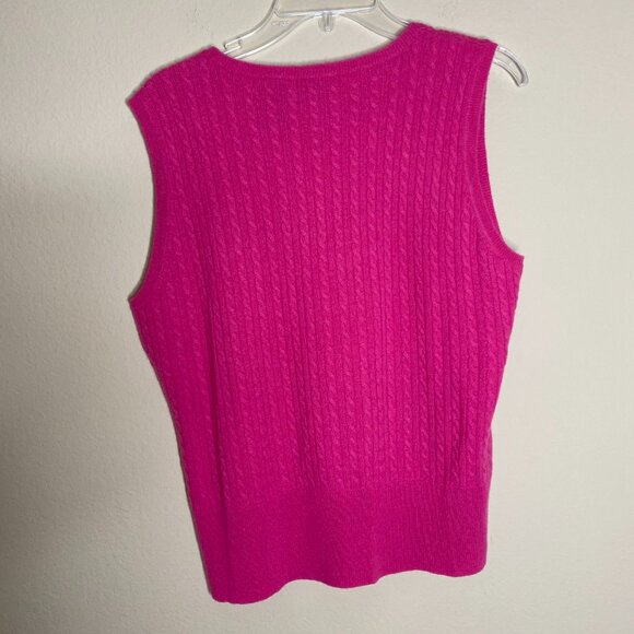 saks fifth avenue cashmere sweater vest - Picture 4 of 4